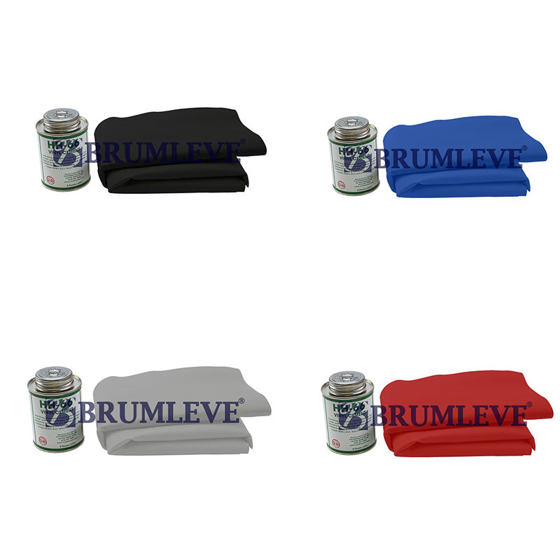 tarp repair kit Brumleve Tarp Repair Kit 30 x 30 inch / Black