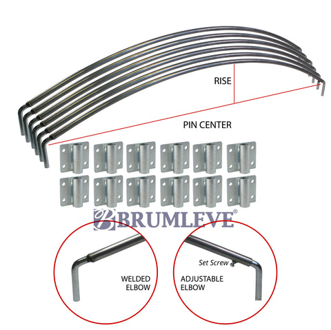 Brumleve Standard Steel Tarp Bow Ultimate Kit