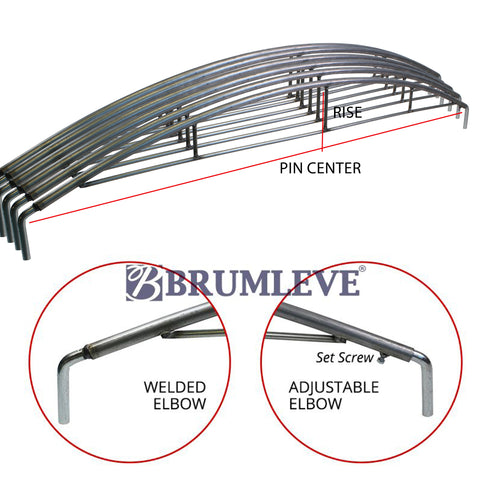 Brumleve Reinforced Steel Tarp Bow Advanced Kit