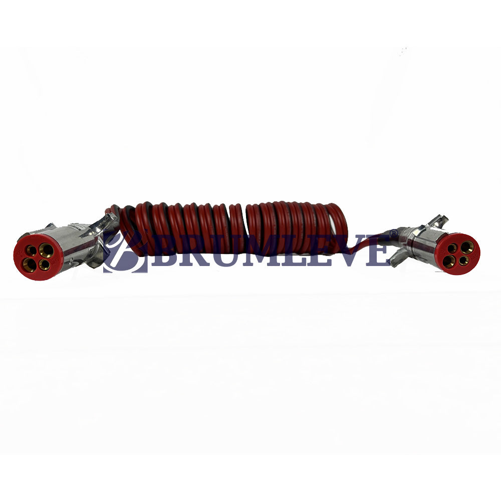 Coil Cord with Male Plugs