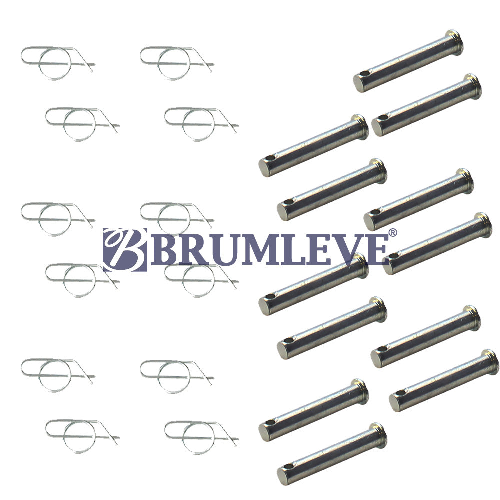 Brumleve Kwik-Lock Easy Off Tarp Stop – 6 Inch Offset, Plated Steel (TH10454C)
