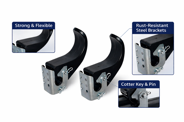 Brumleve Flexible Easy Off Tarp Stop Assembled