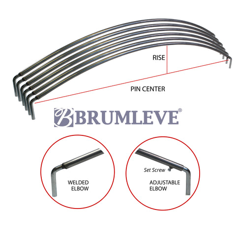 Brumleve Super Duty Steel Tarp Bow Advanced Kit