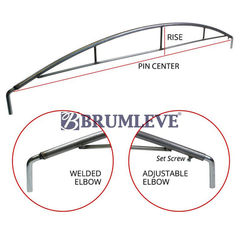Brumleve Reinforced Steel Tarp Bow with Elbows **