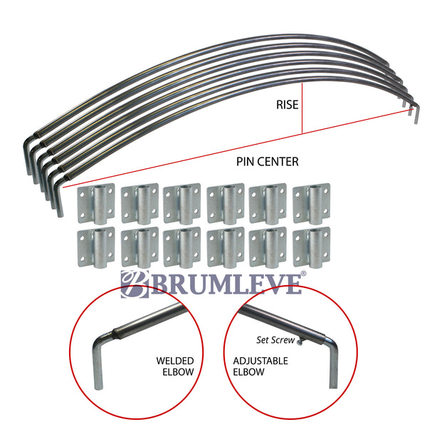 Brumleve Super Duty Steel Tarp Bow Ultimate Kit