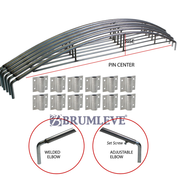 Brumleve Reinforced Steel Tarp Bow Ultimate Kit