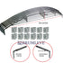 Brumleve Reinforced Steel Tarp Bow Ultimate Kit